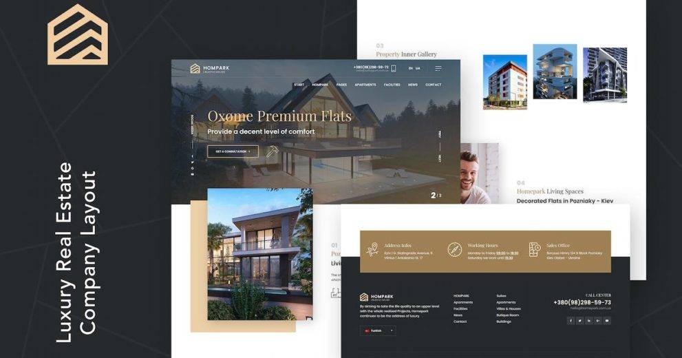 hompark wordpress theme