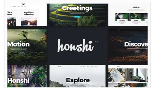 Honshi-Nulled-Download creative multi-purpose wordpress theme