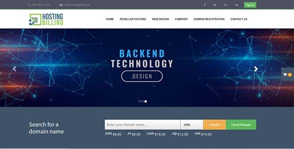 Hosting Billing v.1.4 – Domain and Web Hosting Invoicing System with CMS Php Script Download
