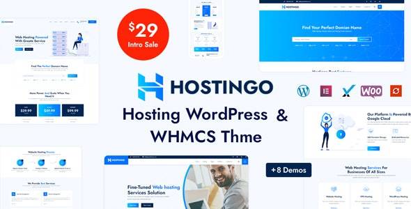 Hostingo – WHMCS & Hosting WordPress Theme v2.1 (Updated)