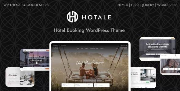 Hotale v1.0.1 – Hotel Booking WordPress Theme Download