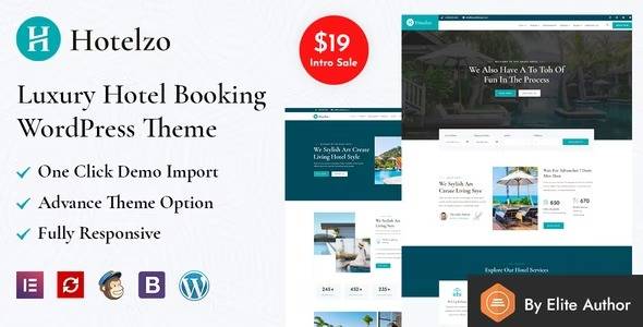 Hotelzo v1.1 Luxury Hotel WordPress Theme Download