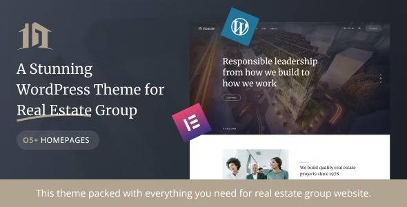 Housale – Real Estate Group WordPress Theme v1.0