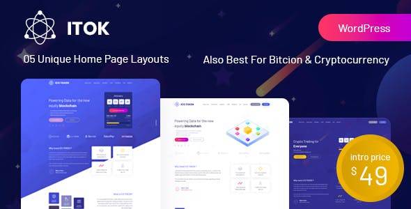 ITok v1.1.27 – ICO and Cryptocurrency WordPress Theme