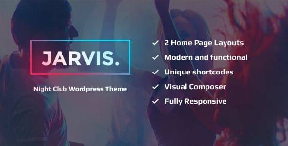 Jarvis v1.8.10 Night Club, Concert, Festival WordPress Theme (Updated) Download