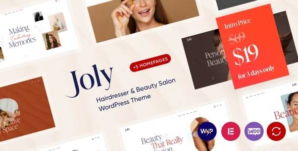 Joly v1.7 Hairdresser & Beauty Salon WordPress Theme (Updated)