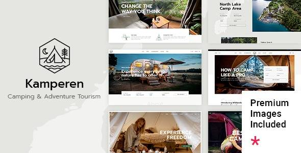 Kamperen Camping and Adventure Tourism WordPress Theme v1.0 Download