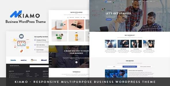 Kiamo v1.2.7 – Responsive Business Service WordPress Theme Download