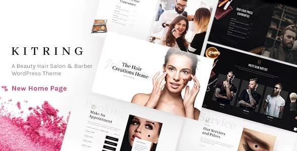 Kitring WordPress Theme v2.8 – A Beauty & Hair Salon WP Theme