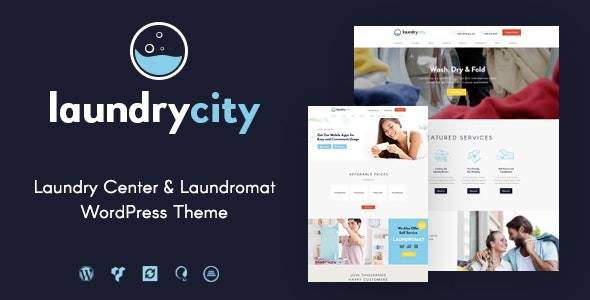 Laundry City WordPress Theme v1.2.13 – Dry Cleaning Services WP Theme