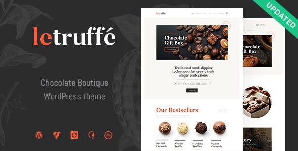 Le Truffe v.1.1.5.2 Chocolate Sweets & Candy Store WordPress Theme Download