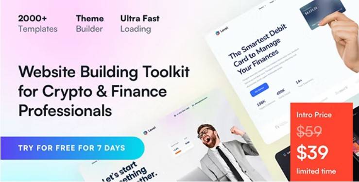 level - financial technology & crypto wordpress theme nulled