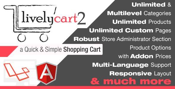 LivelyCart 2 – a Quick and Simple JavaScript PHP Shopping Cart v2.8.7.0 Download