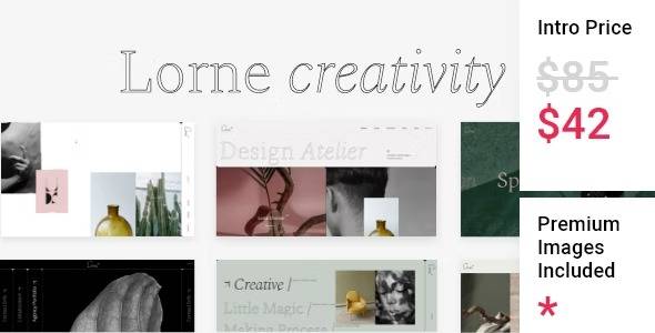 Lorne v.1.0 Creative Portfolio WordPress Theme Download