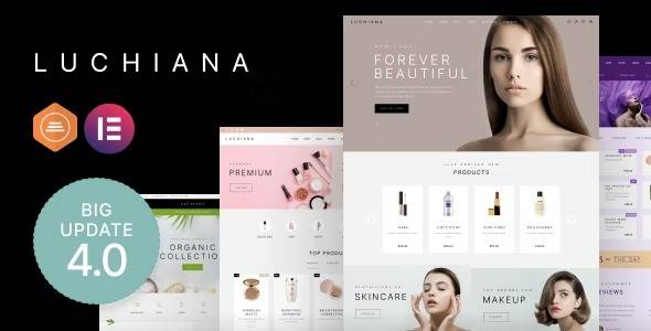 Luchiana – Cosmetics Store & Beauty Shop WooCoomerce WordPress Theme v4.2 Download