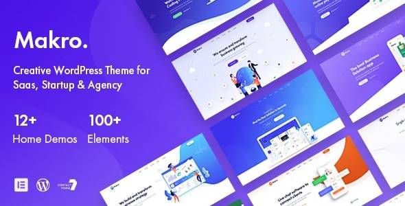 Makro – Creative WordPress Theme For Saas & Startup v1.2.4 Download