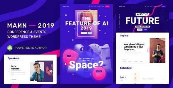 Mann v1.4.1 – Conference WordPress Theme (Updated)