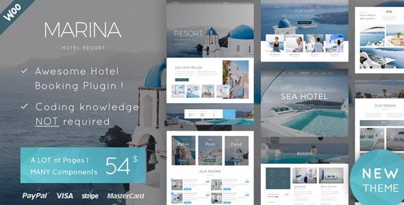 Marina v2.3 Hotel & Resort WordPress Theme