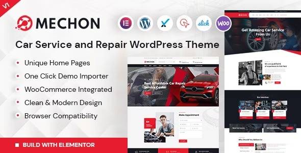 Mechon v1.0.0 Car Service & Repair WordPress Theme Download