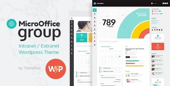 Micro Office v1.4.2 – Extranet & Intranet WordPress Theme Download