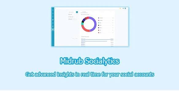 Midrub Socialytics – advanced analytics tool for Instagram Facebook and Twitter v2.1 Php Script Download