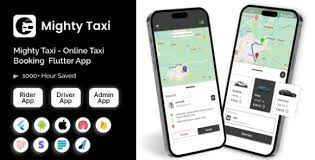 MightyTaxi flutter online taxi booking app