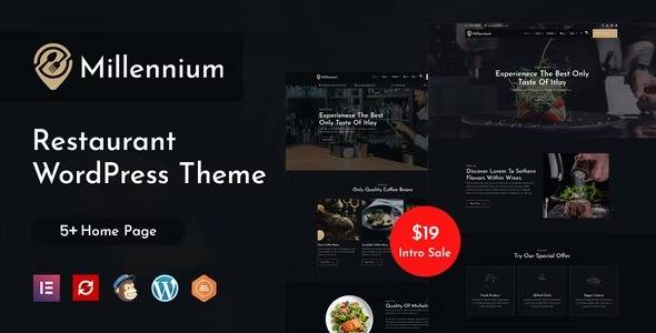 Millennium v.1.0 – Best Restaurant WordPress Theme