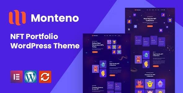 Monteno v1.0 – NFT Portfolio WordPress Theme