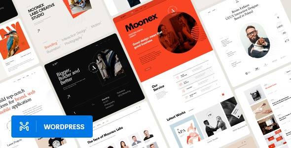 Moonex Agency & Portfolio WordPress Theme v1.0 Download