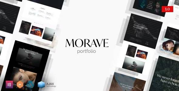 Morave v.1.0.0 (Updated) AJAX Portfolio WordPress Theme Download