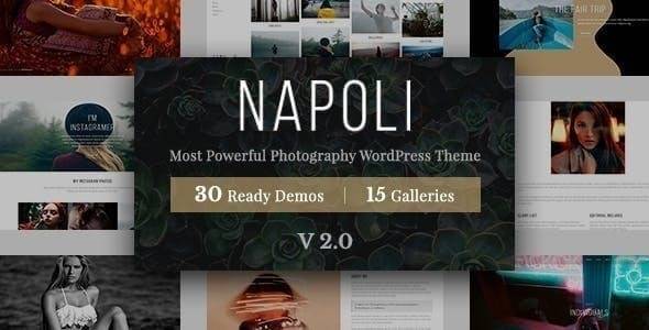 Napoli v2.4.1 – Photography WordPress