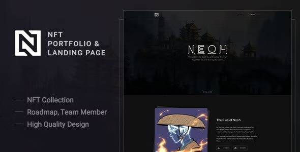 Neoh NFT Portfolio WordPress Theme v1.1.9 Download