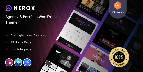 Nerox v1.0.5 – Agency & Portfolio WordPress Theme Download