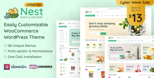 Nest v1.5.1 – Multipurpose WooCommerce WordPress Theme Download