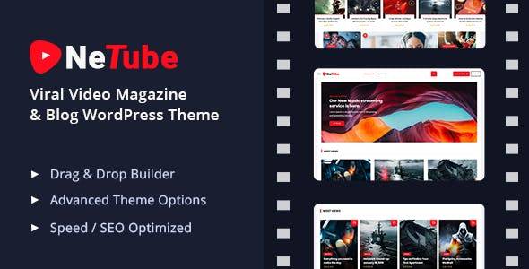 Netube v1.1.6 – Viral Video Blog / Magazine WordPress Theme