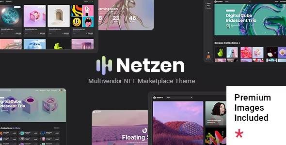 Netzen Nulled Multivendor NFT Marketplace Theme Free Download