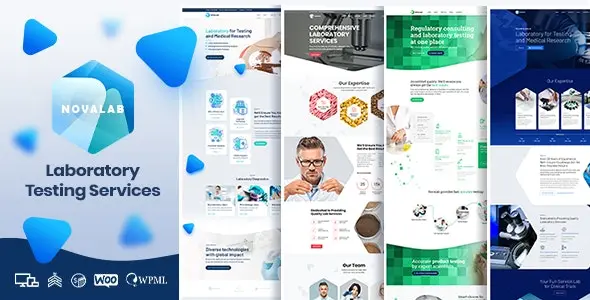 NovaLab v1.1.5 – Science Research & Laboratory WordPress Theme Download