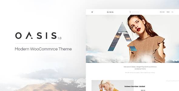 Oasis Modern WooCommerce Theme