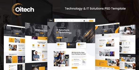 Oitech v1.6 Technology IT Solutions WordPress Theme Download