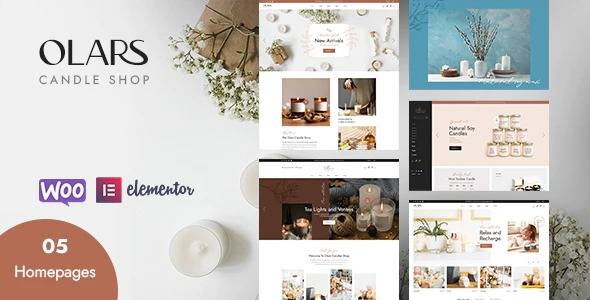 Olars v1.0.7 Candle Handmade WooCommerce WordPress Theme Download