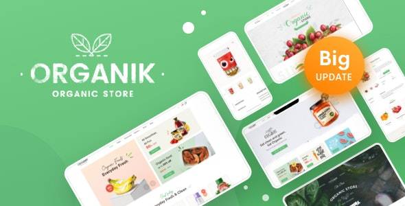 Organik v3.2.4 – Organic Food Store WordPress Theme Download