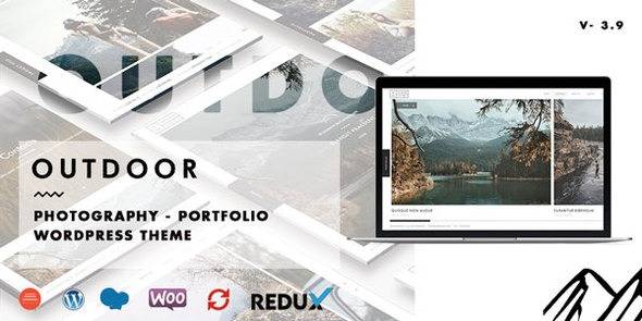 Outdoor v3.9.7 – Creative Photography / Portfolio WordPress Theme Download