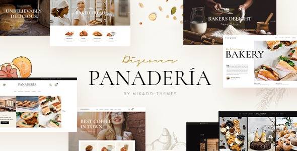 Panadería v1.4.1 Bakery and Pastry Shop WordPress Theme Download