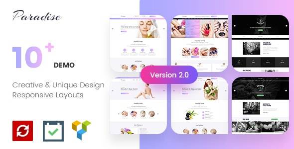 Paradise v5.1.0 – Multipurpose Spa & Beauty WordPress Theme Download