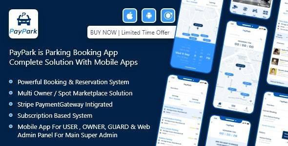 PayPark v1.0 (Updated) – Parking Management System Php Script Download