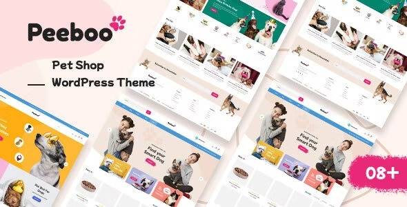 Peeboo v1.0.3 Pet Store WooCommerce WordPress Theme Download