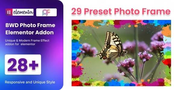 Photo Frame Addon For Elementor v1.0