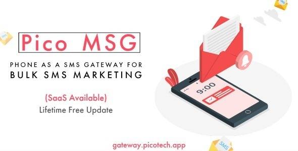 PicoMSG v1.4.2 – Phone As an SMS Gateway For Bulk SMS Marketing (Updated)