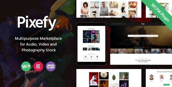 Pixefy v1.2.0.1 – Stock Photography Marketplace Theme Download