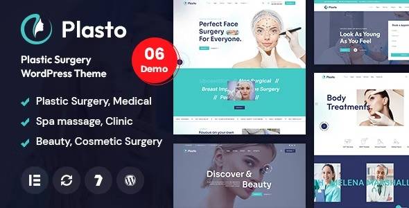 Plasto v1.0.0 Plastic Surgery & Medical WordPress Theme Download